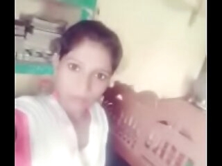 Indian desi school girl showings her divest body